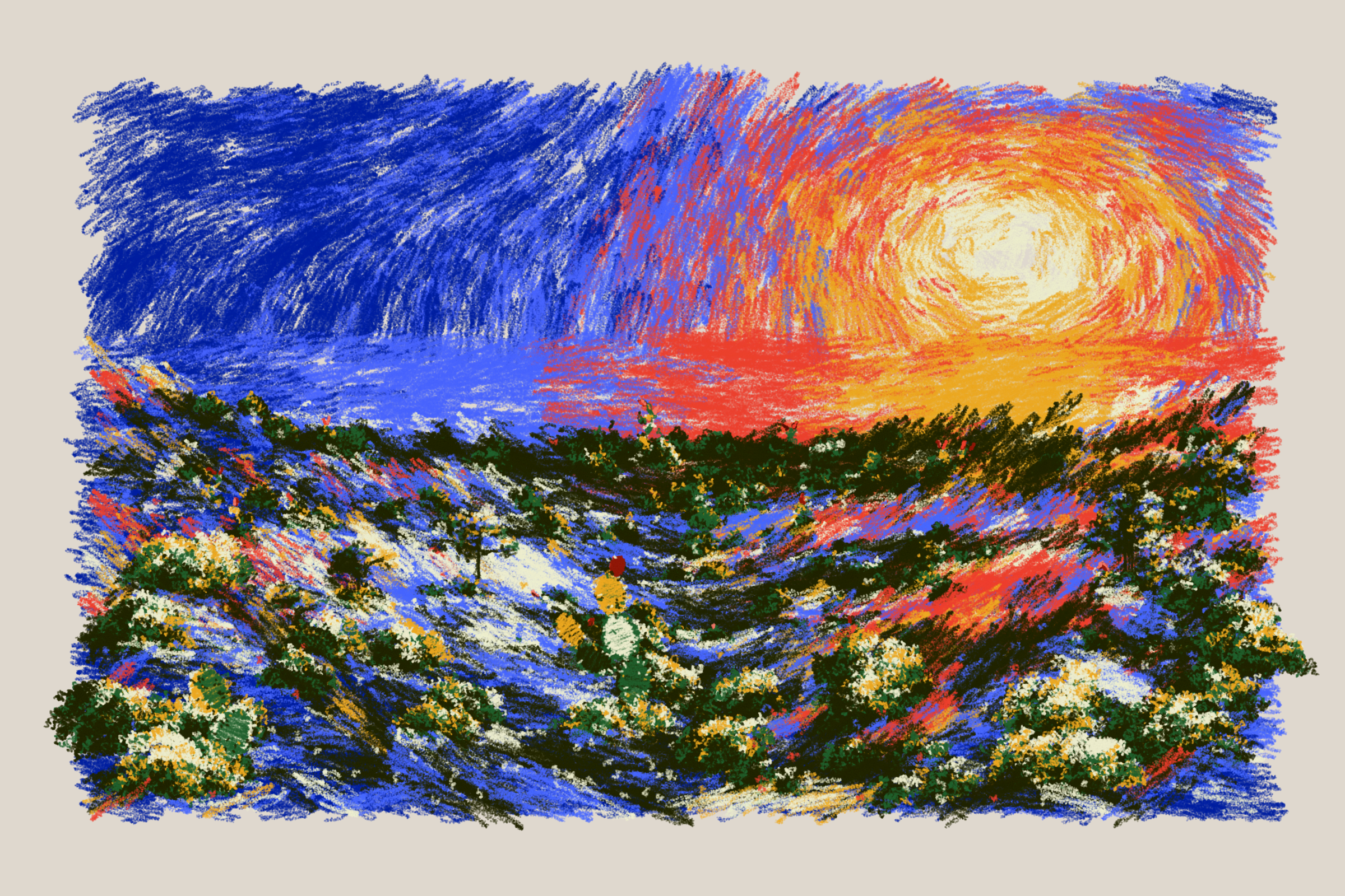 Sunset from the Bluffs #1